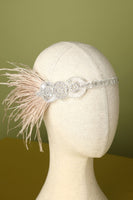 Laden Sie das Bild in den Galerie-Viewer, 1920er Feder Strass Flapper Stirnband