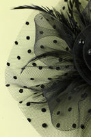 Laden Sie das Bild in den Galerie-Viewer, 1920er Feder Tüll Stirnband