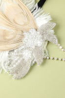 Laden Sie das Bild in den Galerie-Viewer, 1920er Feder Pailletten Strass Flapper Stirnband