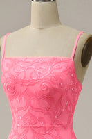 Laden Sie das Bild in den Galerie-Viewer, Blush Etui Glitzer Ballkleid mit Pailletten