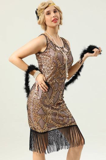Goldene 1920er Jahre Gatsby Kleid