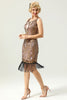 Laden Sie das Bild in den Galerie-Viewer, Goldene 1920er Jahre Gatsby Kleid