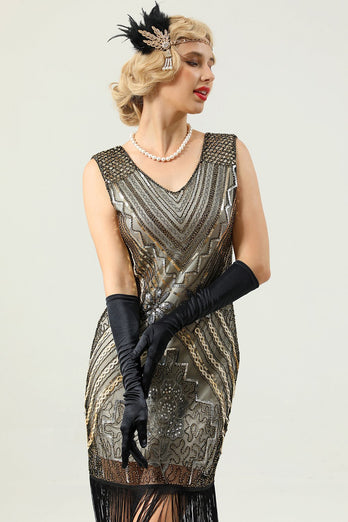 Ärmellose 1920er Jahre Gatsby Kleid
