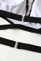 Laden Sie das Bild in den Galerie-Viewer, Schnürung braun Leopard Badeanzug