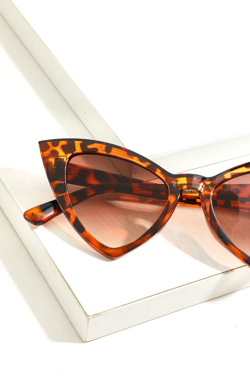 Laden Sie das Bild in den Galerie-Viewer, Vintage Katze Auge Leopard Sonnenbrille