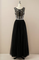 Laden Sie das Bild in den Galerie-Viewer, Strasssteinen Tüll Ballkleid