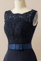 Laden Sie das Bild in den Galerie-Viewer, Applique langes Ballkleid