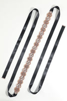 Laden Sie das Bild in den Galerie-Viewer, Schwarzer Rhinstone Gürtel