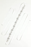 Laden Sie das Bild in den Galerie-Viewer, Weißer Gürtel mit Rhinstone