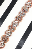 Laden Sie das Bild in den Galerie-Viewer, Schwarzer Rhinstone Gürtel