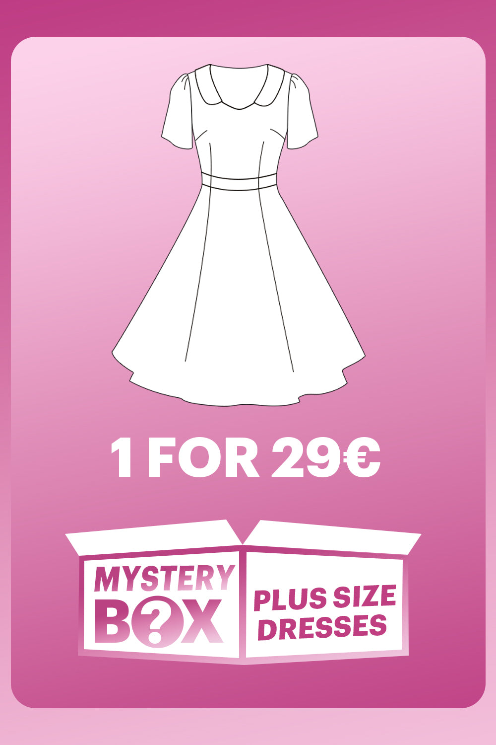 ZAPAKA MYSTERY BOX 1 x Übergröße Kleid