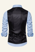 Laden Sie das Bild in den Galerie-Viewer, Revers Braune Herren Karoweste