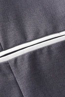 Laden Sie das Bild in den Galerie-Viewer, Schwarzer Schal Revers Zweireiher Herren Anzug Weste