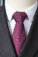 Laden Sie das Bild in den Galerie-Viewer, Schwarzer Jacquard Zweireiher 3-teiliger Herrenanzug