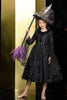 Laden Sie das Bild in den Galerie-Viewer, Schwarze Spitze Halloween Mädchenkleid