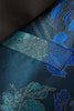 Laden Sie das Bild in den Galerie-Viewer, Blauer Jacquard Schal Revers Herren Abschlussball Blazer