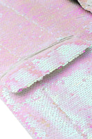 Laden Sie das Bild in den Galerie-Viewer, Glitzerndes weißes Pailletten Peak Revers Herren Abschlussball Blazer