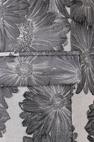 Laden Sie das Bild in den Galerie-Viewer, Grau Silber Jacquard Peak Revers Herren Abschlussball Blazer