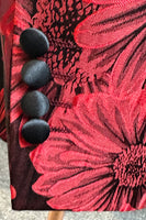 Laden Sie das Bild in den Galerie-Viewer, Glitter Burgunder Jacquard Schal Revers Herren Ballanzüge