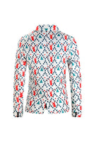 Laden Sie das Bild in den Galerie-Viewer, Weiße Rentiere bedruckte 3-teilige Weihnachtsanzüge für Männer