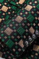 Laden Sie das Bild in den Galerie-Viewer, Silm Fit Gekerbtes Revers Kleiner grüner quadratischer Herren Blazer für den Abschlussball