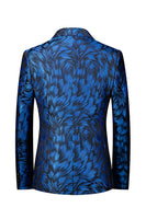 Laden Sie das Bild in den Galerie-Viewer, Gekerbtes Revers und ein Knopf königsblauer Herren Ballblazer