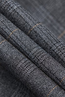 Laden Sie das Bild in den Galerie-Viewer, Silm Fit Gekerbtes Revers Zwei Knöpfe Graue Herren Ballanzüge