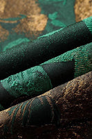 Laden Sie das Bild in den Galerie-Viewer, Grüner Jacquard-Blazer mit gekerbtem Revers für Herren