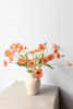 Laden Sie das Bild in den Galerie-Viewer, Beflockung künstlicher Blumenstrauß (Vase nicht im Lieferumfang enthalten)