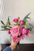 Laden Sie das Bild in den Galerie-Viewer, Blush Strauß Braut Übergabe Blumen (Vase nicht enthalten)