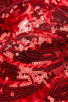 Laden Sie das Bild in den Galerie-Viewer, Glitzer rote Pailletten Herren Blazer