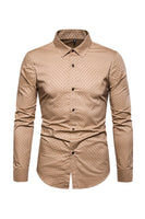 Laden Sie das Bild in den Galerie-Viewer, Fashion Drucken Langarm Herren Übergröße Shirt