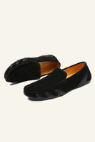 Laden Sie das Bild in den Galerie-Viewer, Nubukleder Herren Erbsenschuhe