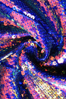 Laden Sie das Bild in den Galerie-Viewer, Glitzernder lila Pailletten Abschlussball Frauen Blazer