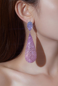 Funkelnde diamantbesetzte Accessoires Luxus Ohrringe