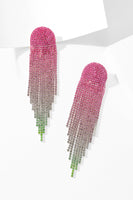 Laden Sie das Bild in den Galerie-Viewer, Rotes Herz Trendy Full Diamond Quasten Ohrringe