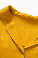 Laden Sie das Bild in den Galerie-Viewer, Elfenbein Seide Knopf Damen Bluse