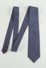 Laden Sie das Bild in den Galerie-Viewer, Marine gedruckt Jacquard Satin Formale Krawatte
