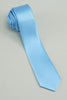 Laden Sie das Bild in den Galerie-Viewer, Blau Einfarbig Formal Krawatte für Herren