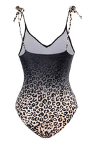 Laden Sie das Bild in den Galerie-Viewer, Einteiliger brauner Badeanzug mit Strandrock