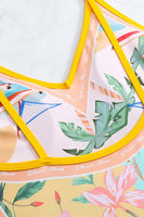 Laden Sie das Bild in den Galerie-Viewer, Rosa einteilige Bademode mit Blumenbedruckung