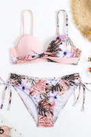 Laden Sie das Bild in den Galerie-Viewer, Grünes Vorderkreuz zweiteilige Bikini-Sets