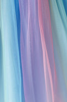 Laden Sie das Bild in den Galerie-Viewer, A-Linie blaue Pailletten ärmellose Mädchen Kleid