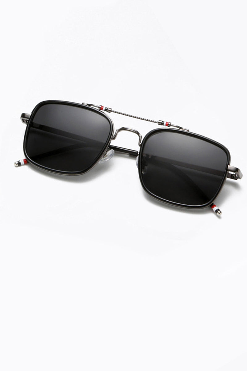 Laden Sie das Bild in den Galerie-Viewer, Mode Metall Hybrid Polarisierte Sonnenbrille