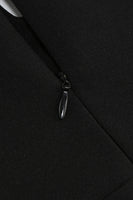 Laden Sie das Bild in den Galerie-Viewer, Schwarzes Juwelenhals ärmelloses 50er Jahre Mädchenkleid