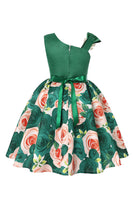 Laden Sie das Bild in den Galerie-Viewer, Blumen Lila ärmelloses Mädchen Partykleid