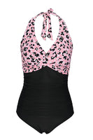 Laden Sie das Bild in den Galerie-Viewer, Neckholder Badeanzug in einem Stück bedrucken