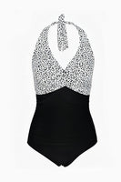 Laden Sie das Bild in den Galerie-Viewer, Neckholder Badeanzug in einem Stück bedrucken