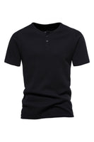 Laden Sie das Bild in den Galerie-Viewer, Tasten Sommer Kurzarm Casual Herren T-Shirt