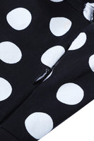 Laden Sie das Bild in den Galerie-Viewer, Schulterfreies Polka Dots Kleid aus den 1950er Jahren